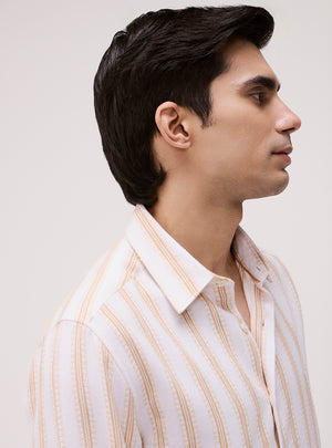 Sand Khaki Cotton Shirt