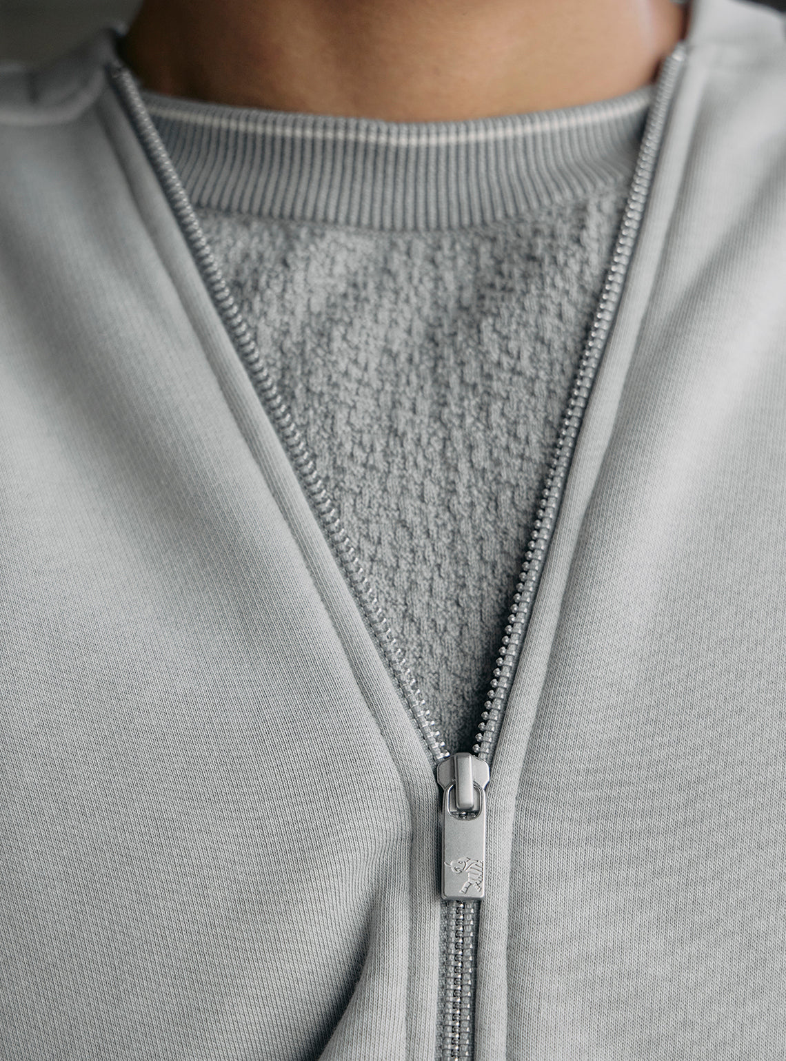 Stack Grey Cotton Triblend Hoodie