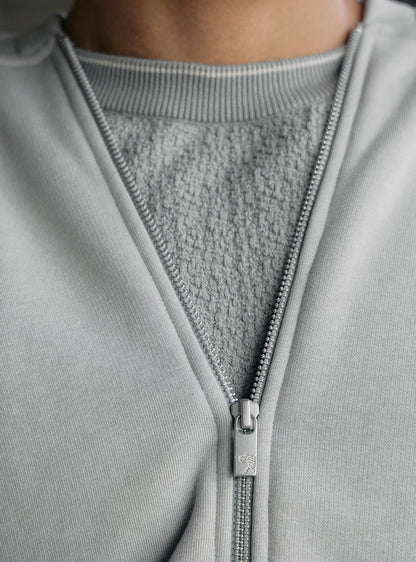 Stack Grey Cotton Triblend Hoodie