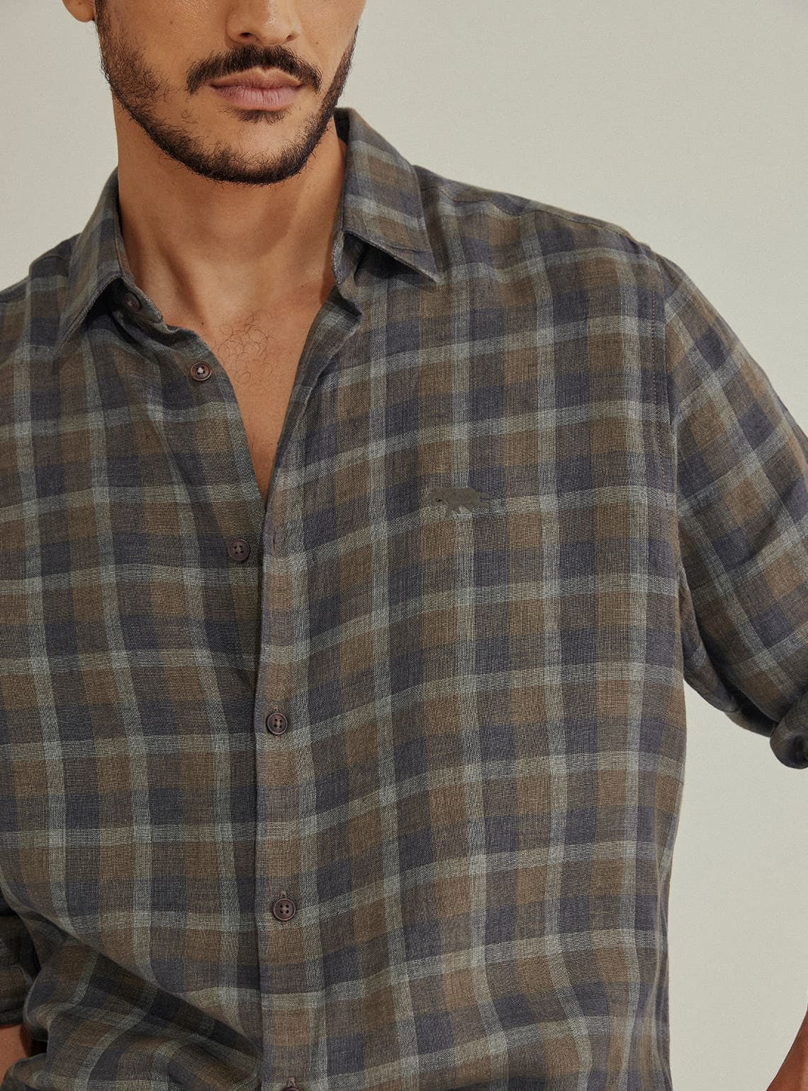 Dune Check Linen Shirt
