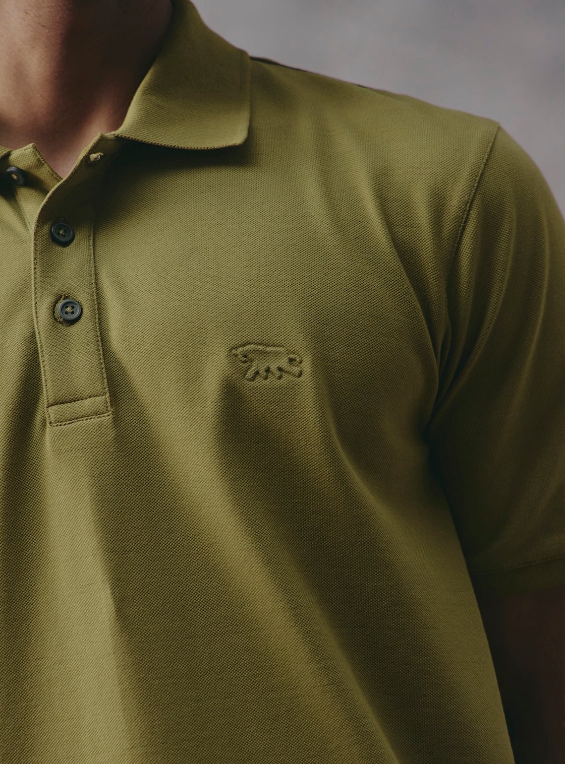 Pistachio Mint Cotton Stretch Polo