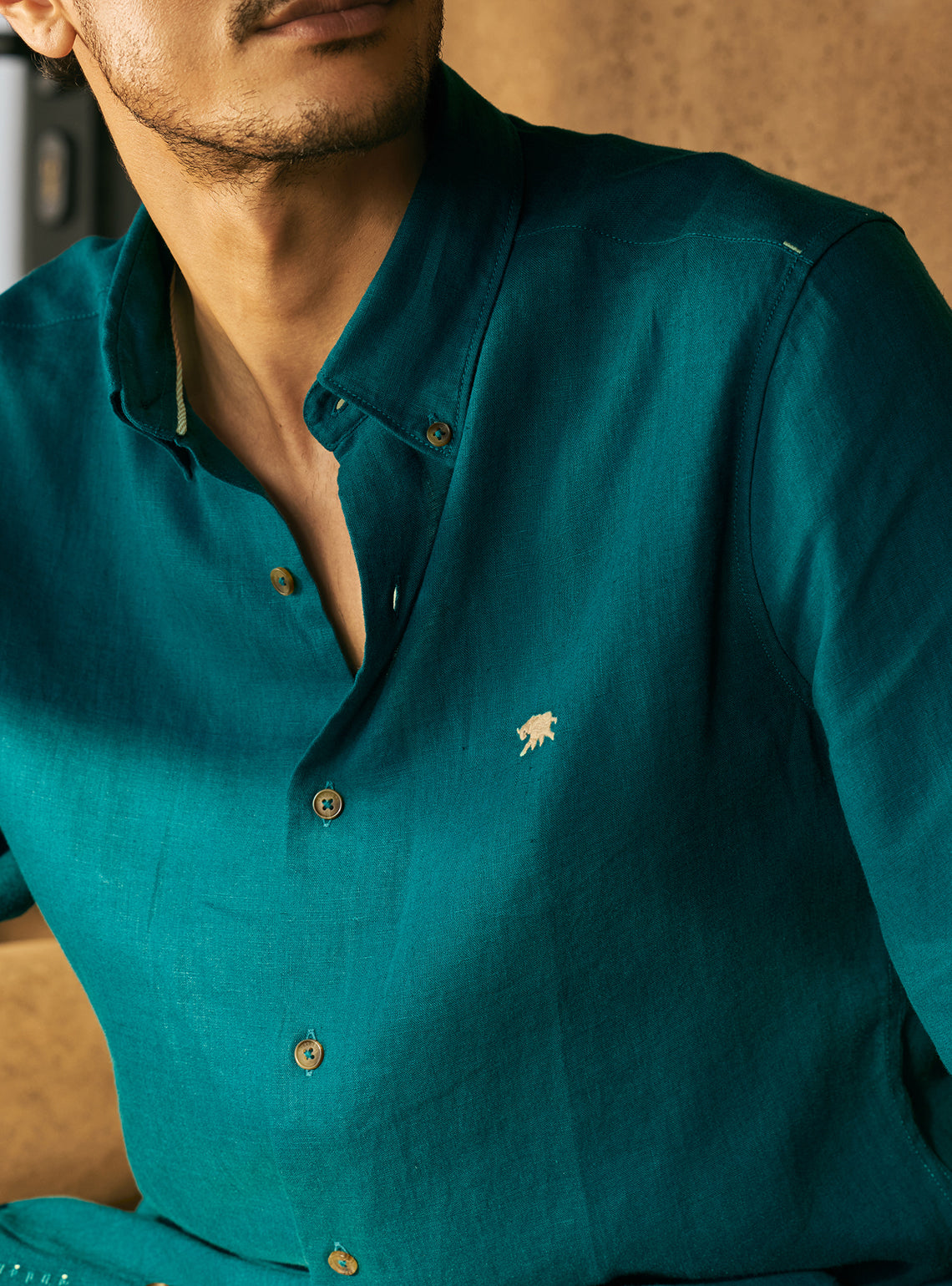 Serpentine eal Linen Shirt