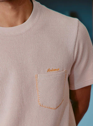 Mudslide Khaki Cotton Rib Crewneck