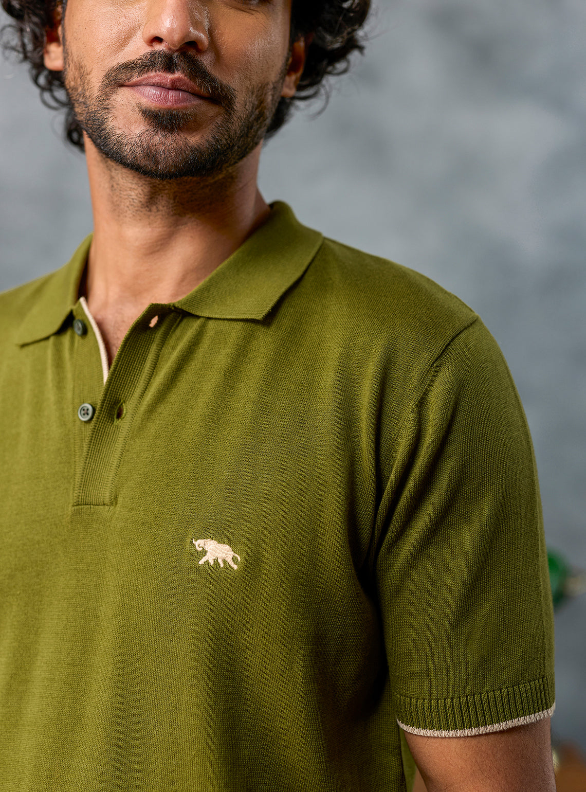 Wildcard Olive Cotton Polo