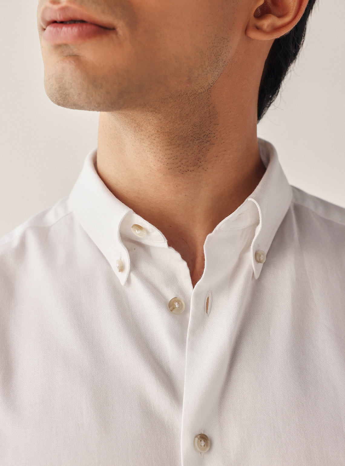 Alto White Cotton Shirt