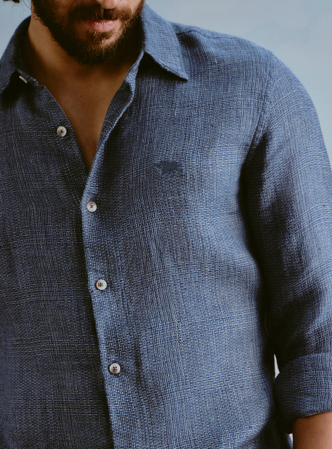 Current Blue Linen Shirt
