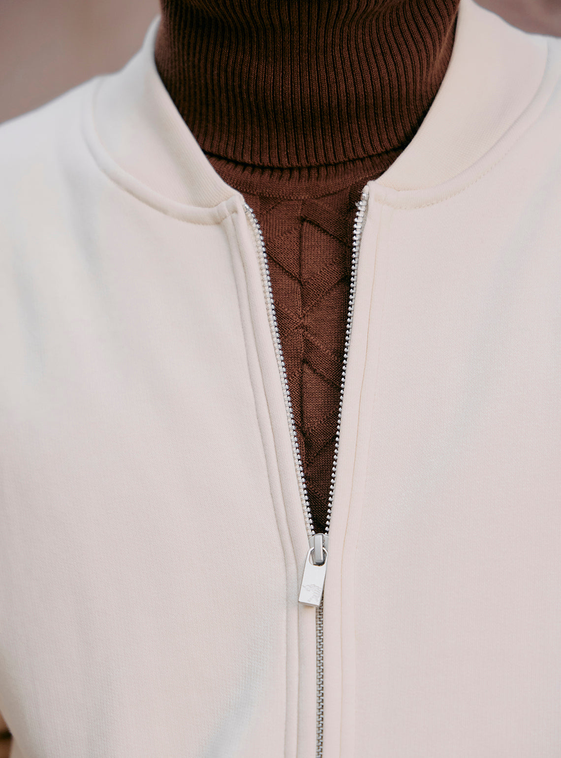 Alto Off-White Cotton Triblend Jacket