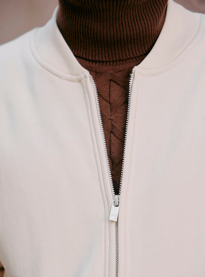 Alto Off-White Cotton Triblend Jacket