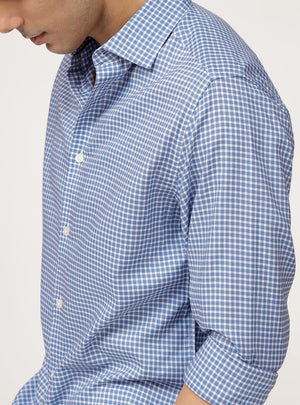 Sky Cotton Tencel Melange Shirt