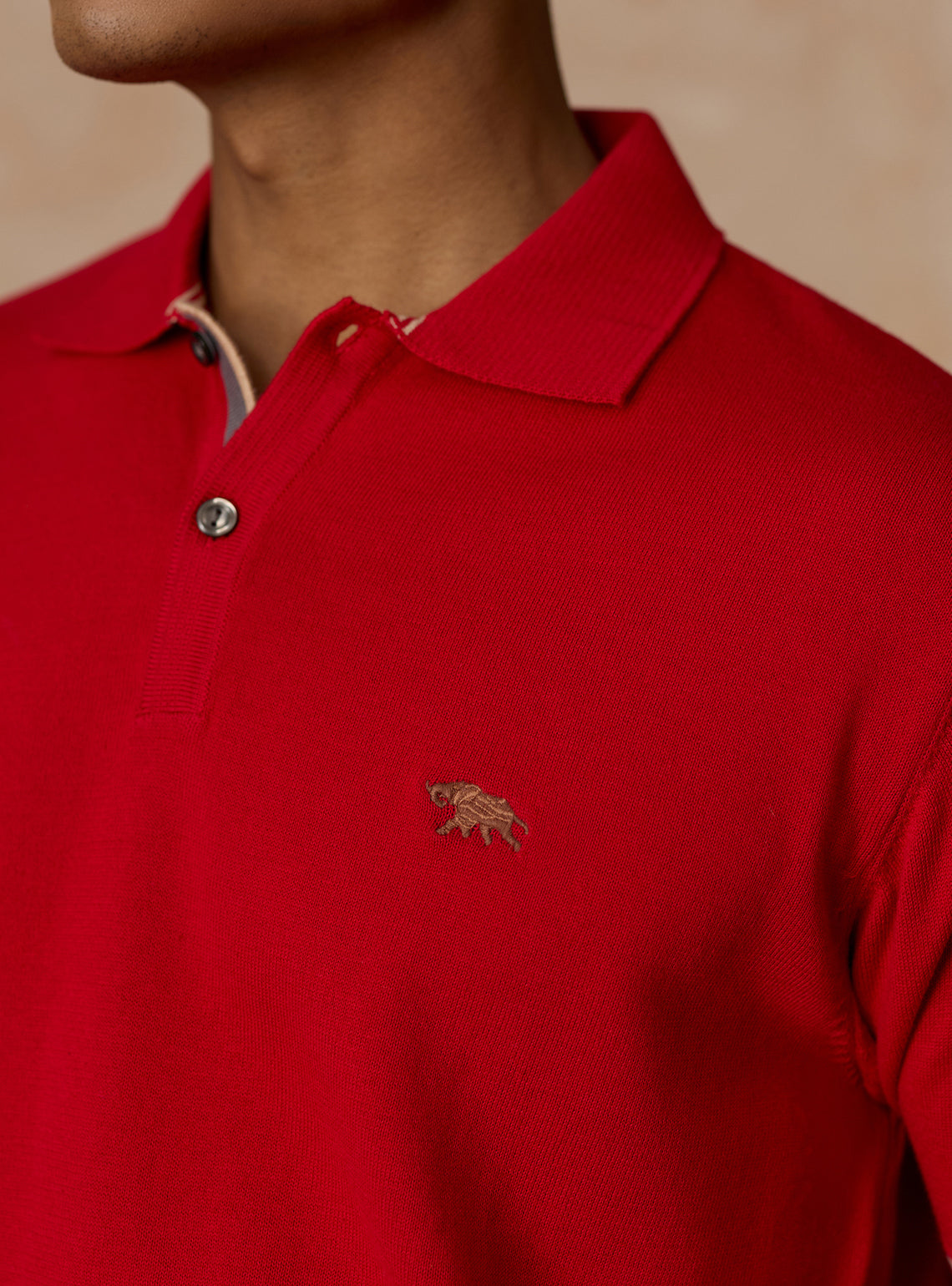 Ruby Beige Tipping Polo