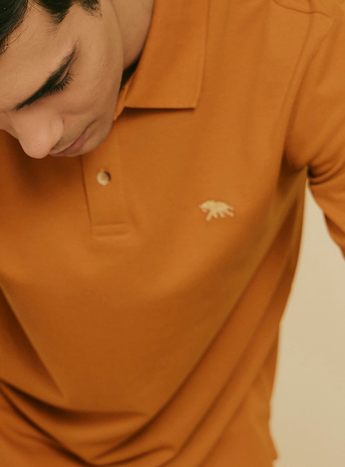 Chilli Rust Cotton Blend Polo