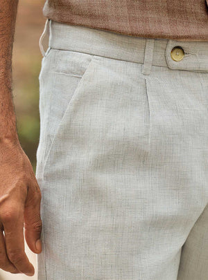 Bison Cotton Linen Trousers