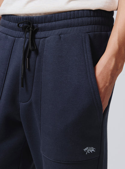 Nebula Navy Cotton Poly Joggers