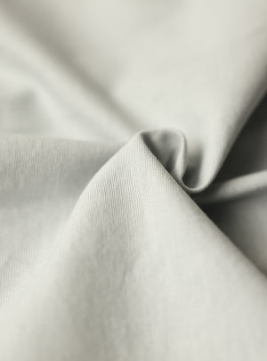 Timeless Stone Grey Cotton Stretch Oxford Shirt