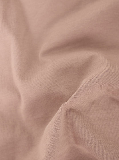 Shell Brown Cotton Crewneck