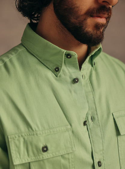 Locust Green Cotton Shirt