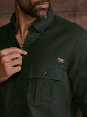 Trail Green Explorer Cotton shirt