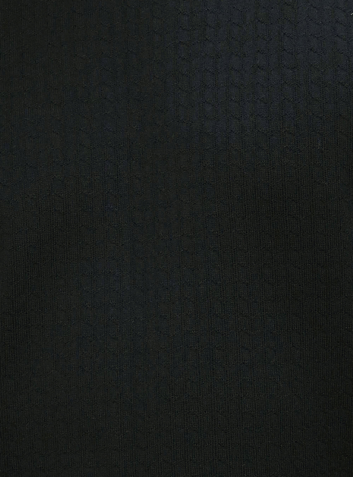 Jet Black Cotton Pullover