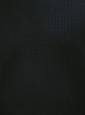 Jet Black Cotton Pullover