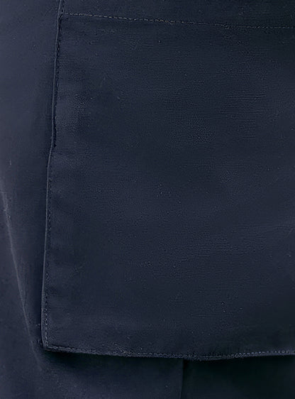 Valhalla Navy Cotton Canvas Cargo