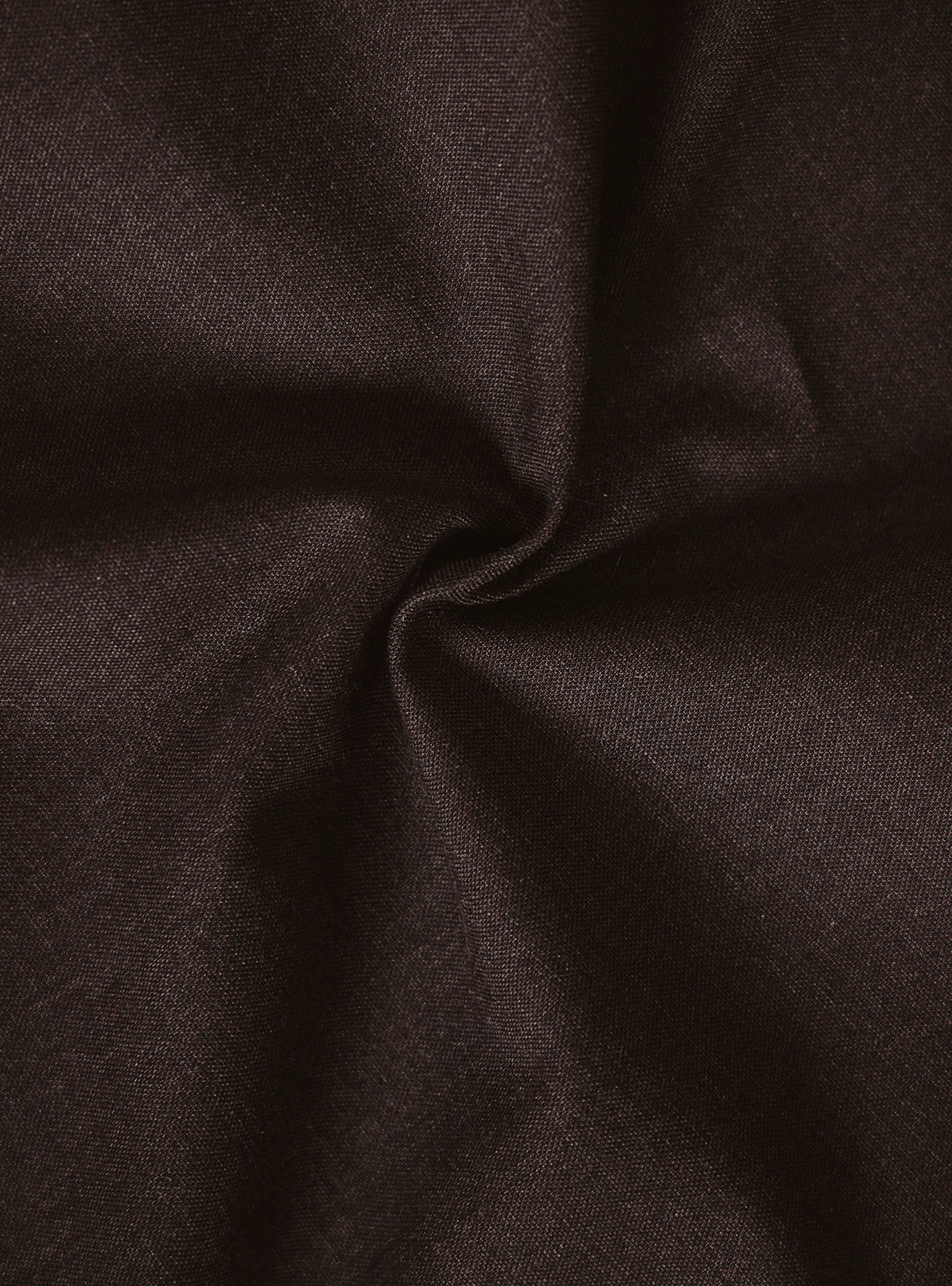 Wood Brown Cotton Lycra Melange Shirt