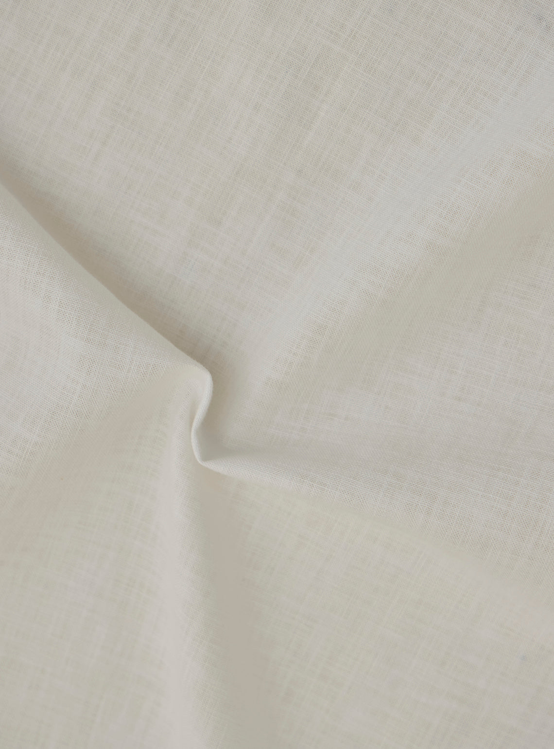 Jasmine White Cotton Slub Shirt
