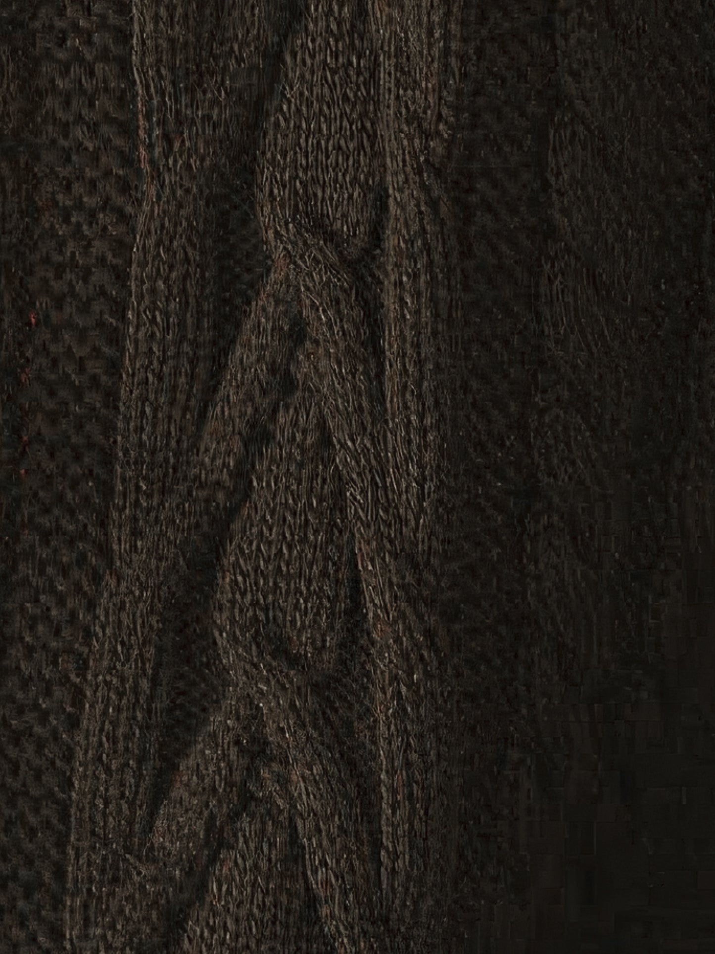 Void Black Cotton Cardigan