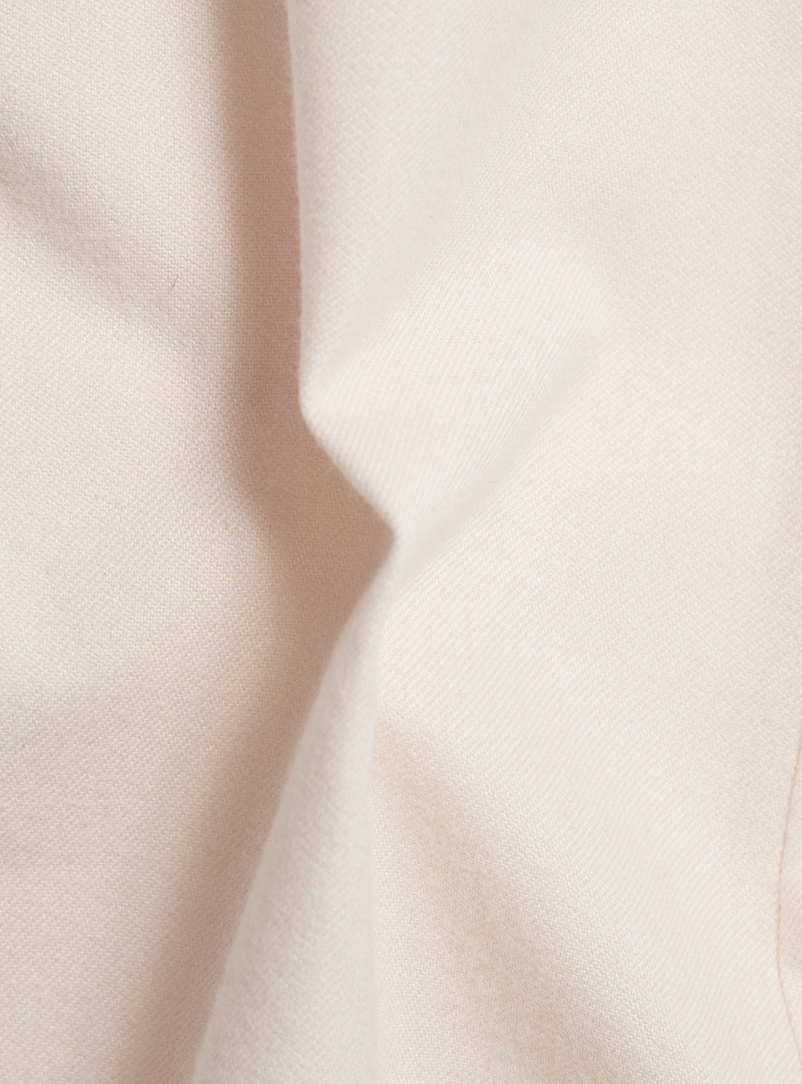 Wafer Beige Cotton Melange Trousers