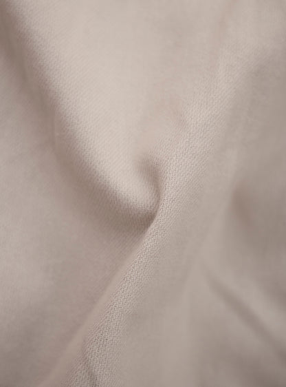 Martini Off-White Cotton Pleated Trousers