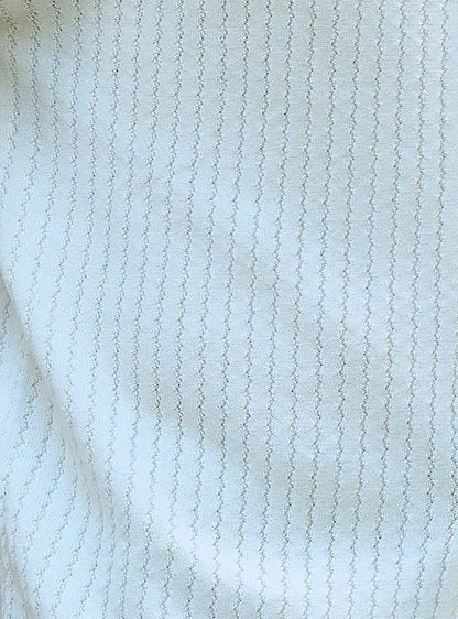 Iceberg White Cotton Micro Chevron Shirt