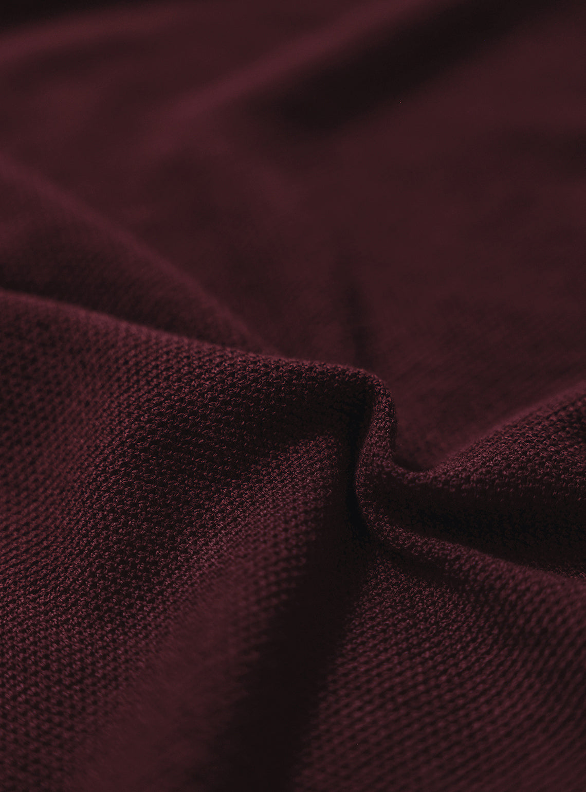 Wineberry Burgundy Cotton Viscose Polo