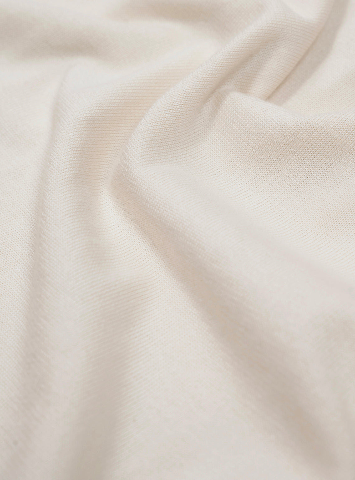 Vista White Cotton Polo