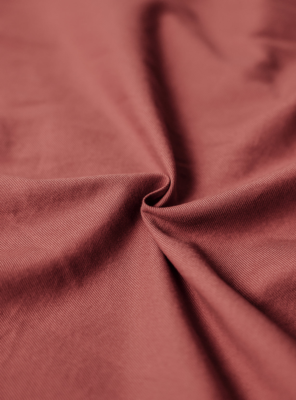 Red Cotton Twill Utility Shirt