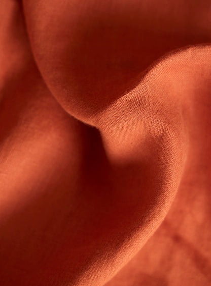 Sienna Rust Linen Shirt
