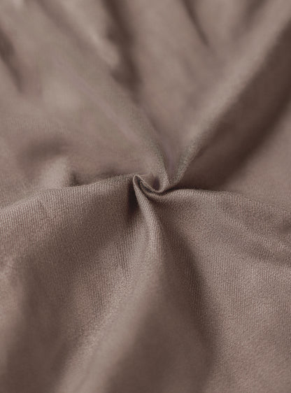 Bonfire Brown Cotton Twill Shirt