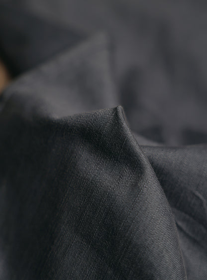 Storm Blue Cotton Blend Overdye Denim Chinos