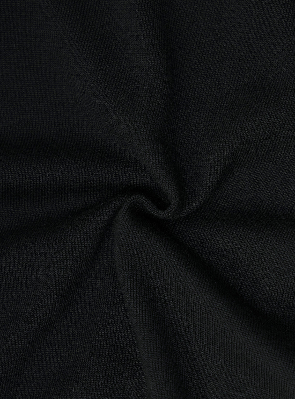 Charcoal Black Cotton Crewneck