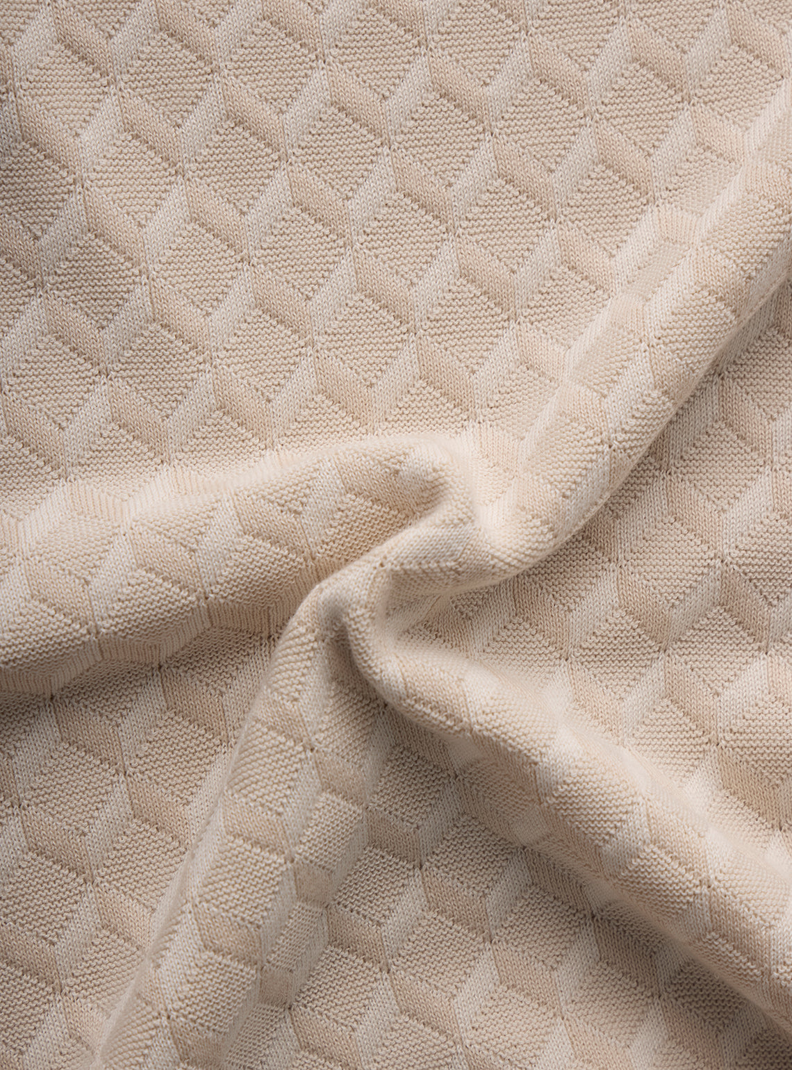 Pearl White Cotton Polo