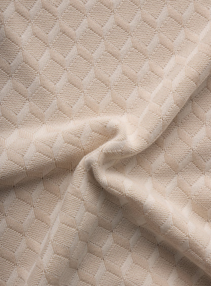 Pearl White Cotton Polo