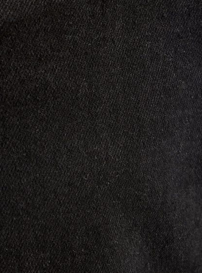 Onyx Black Cotton Blend Jeans