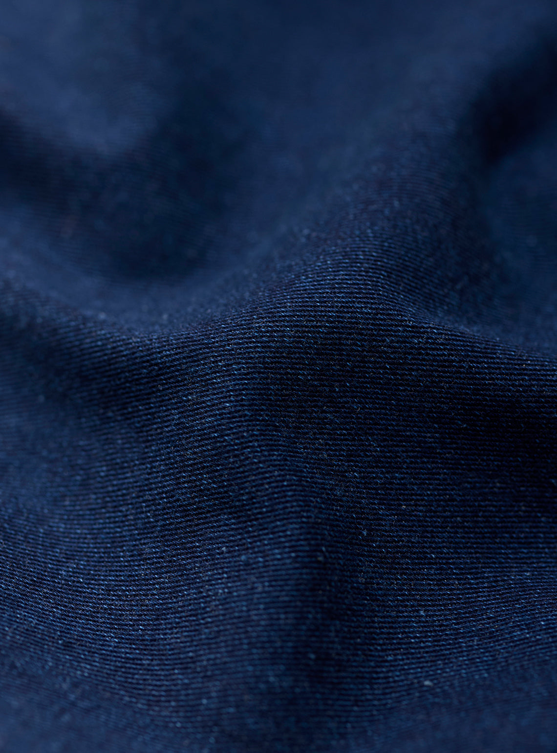 Rich Navy Cotton Blend Denim Jeans