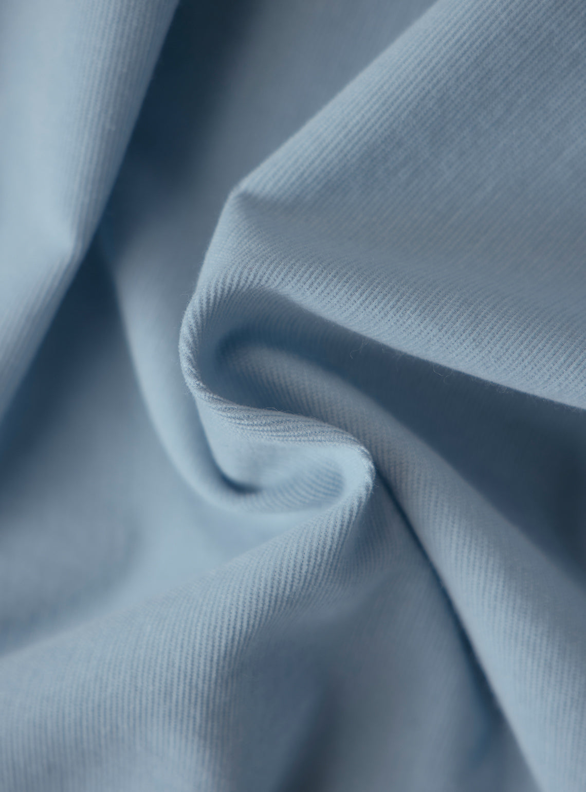 Glacier Blue Cotton Tencel Cordruoy Shirt