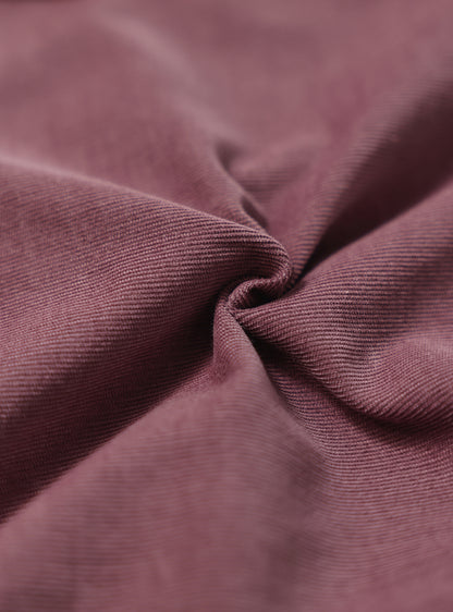 Mauve Pink Cotton Tencel Corduroy Shirt