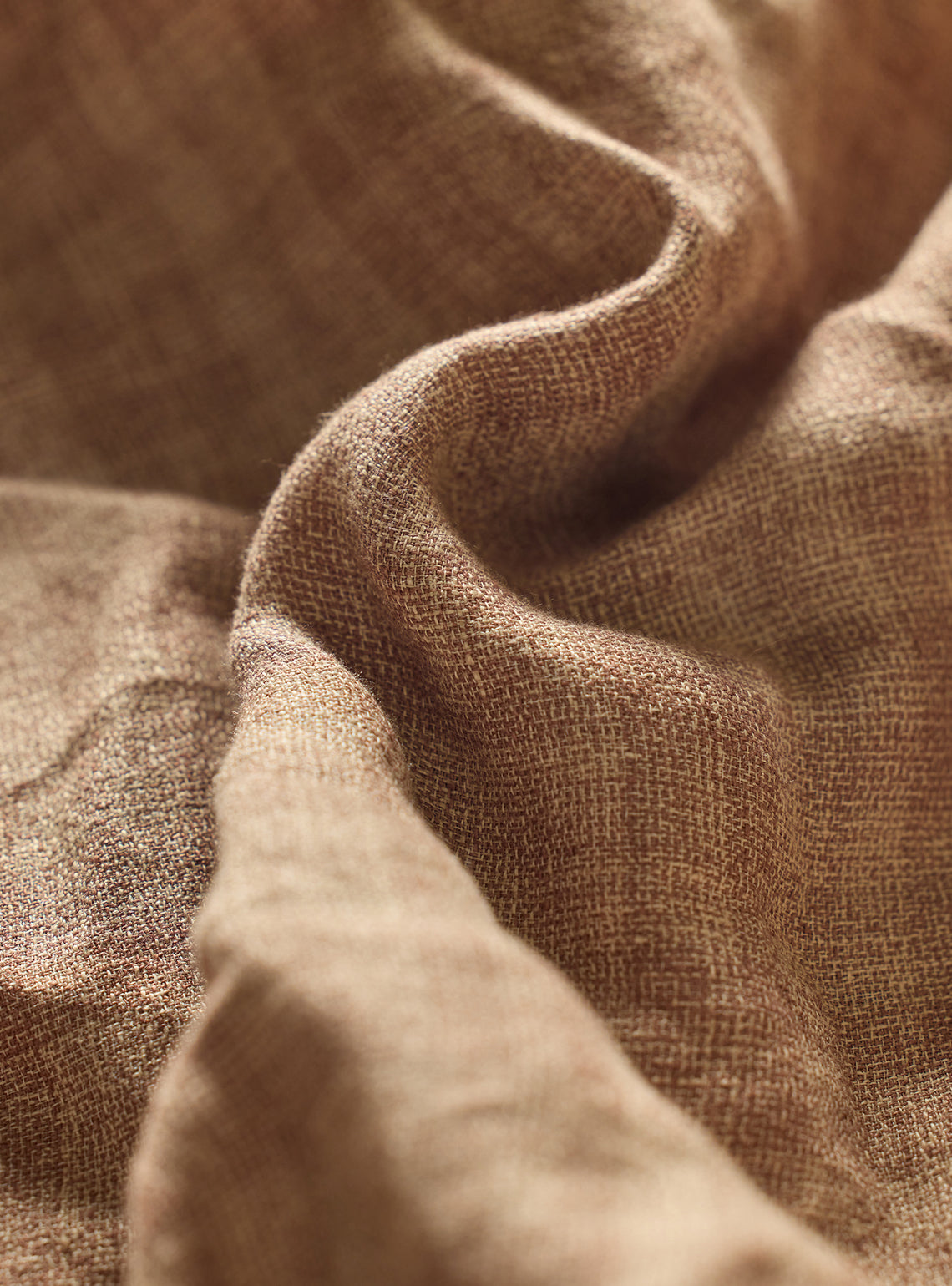 Cove Brown European Linen Check Shirt