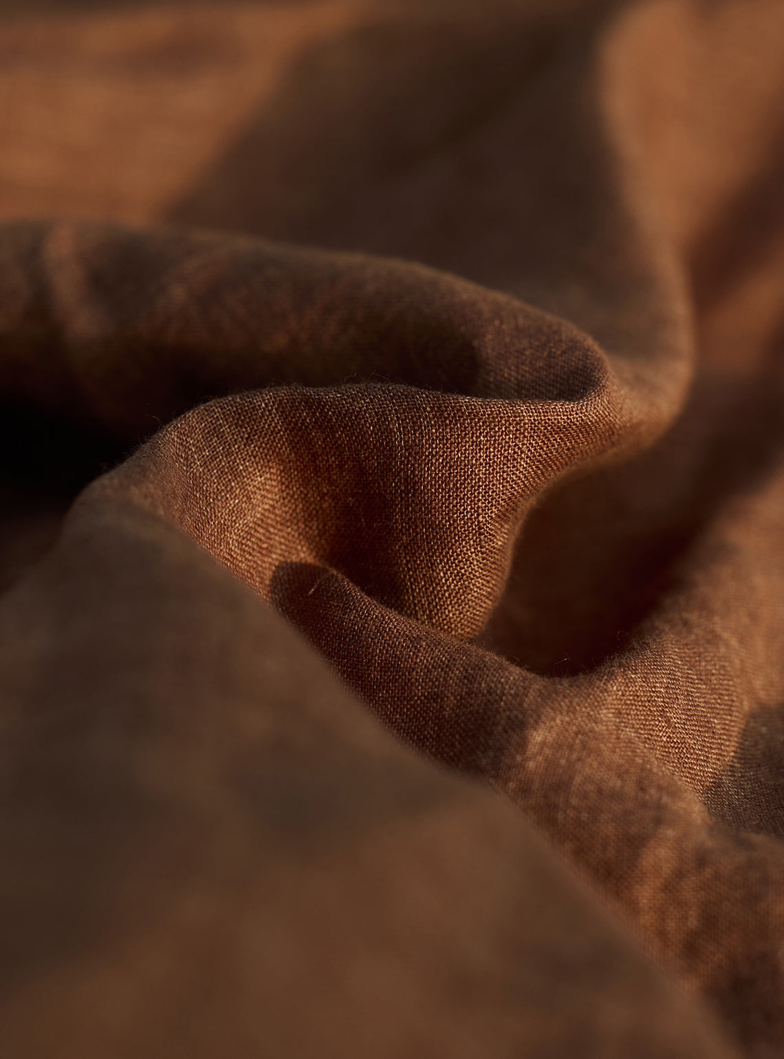 Earthy Brown European Linen Shirt