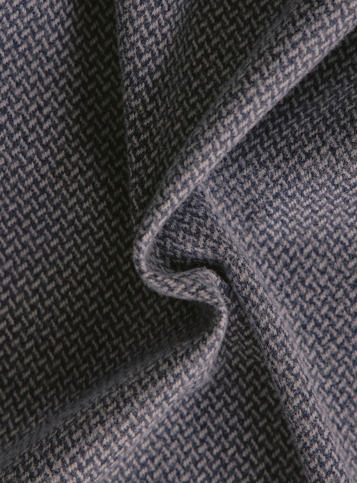 Glacier Blue Poly Stretch Fleece Overshirt