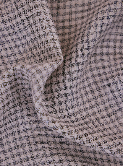 Flint Khaki Check Linen Shirt