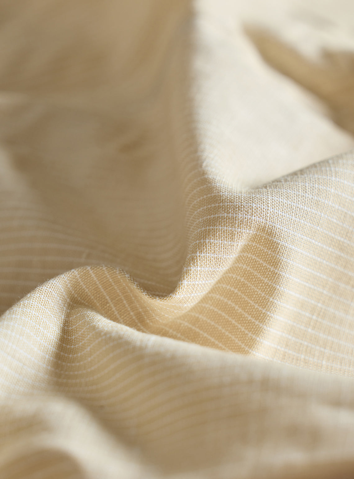 Dune Beige Linen Stripe Trousers