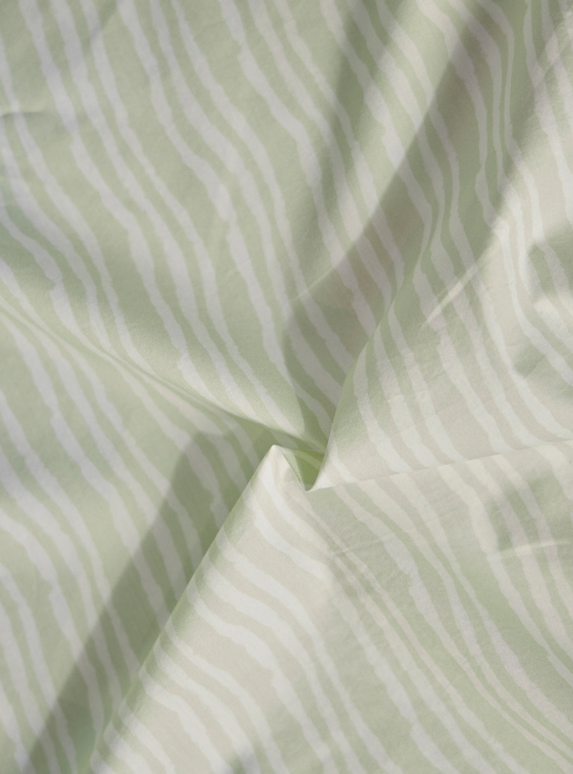 Southside Green Cotton Tencel Print Shirt