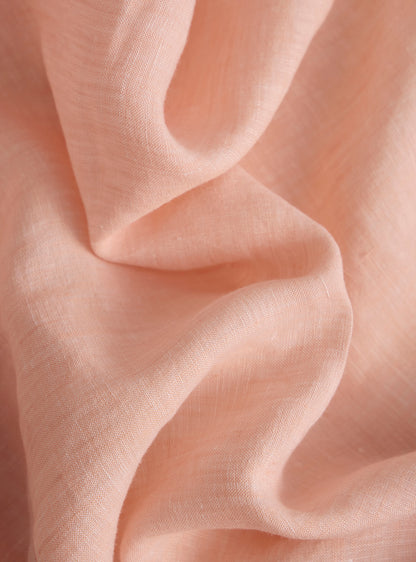 Sunset Orange Linen Shirt